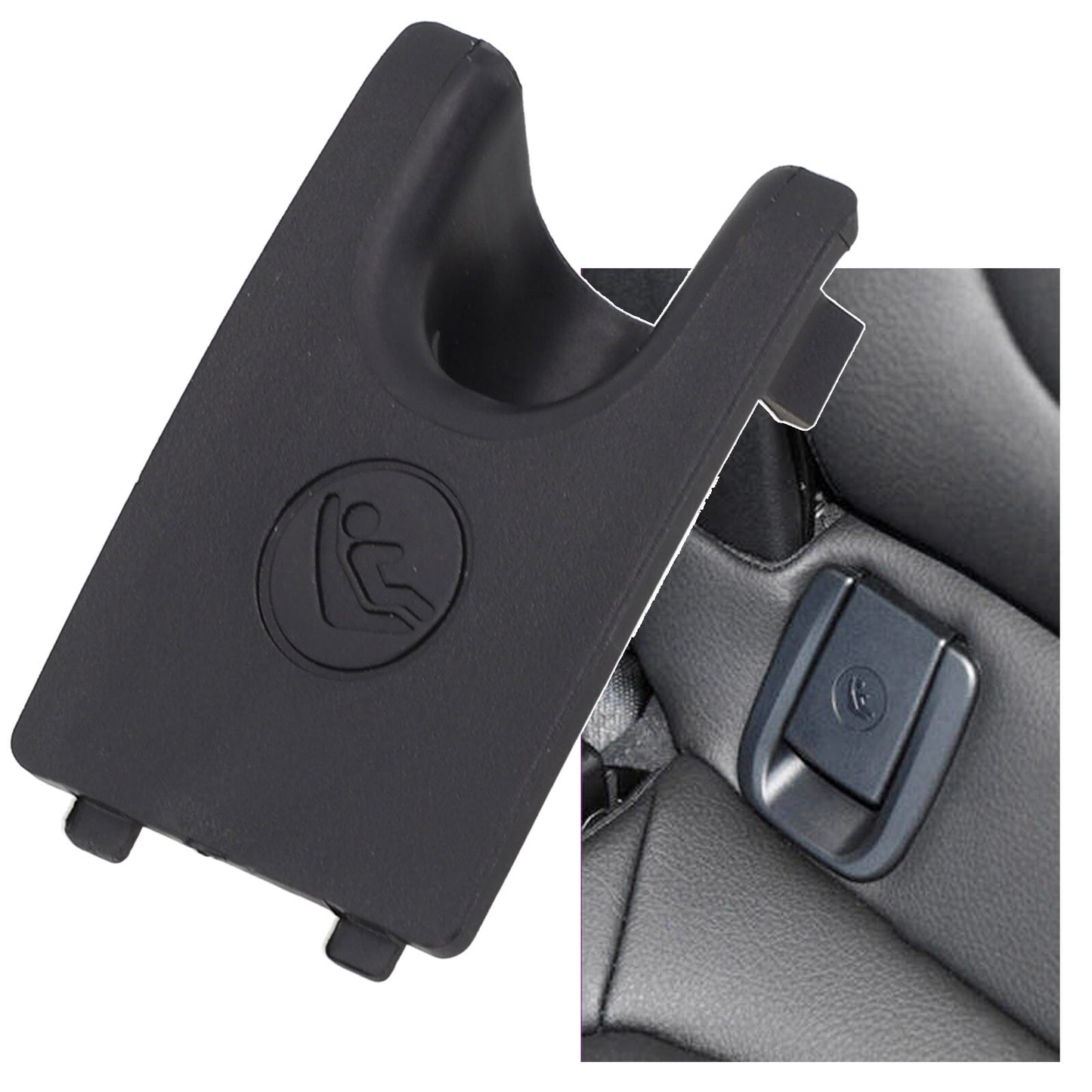 Black Car Rear Child for Seat Hook Anchor Cover Cap for Toyota for Camry for Avalon