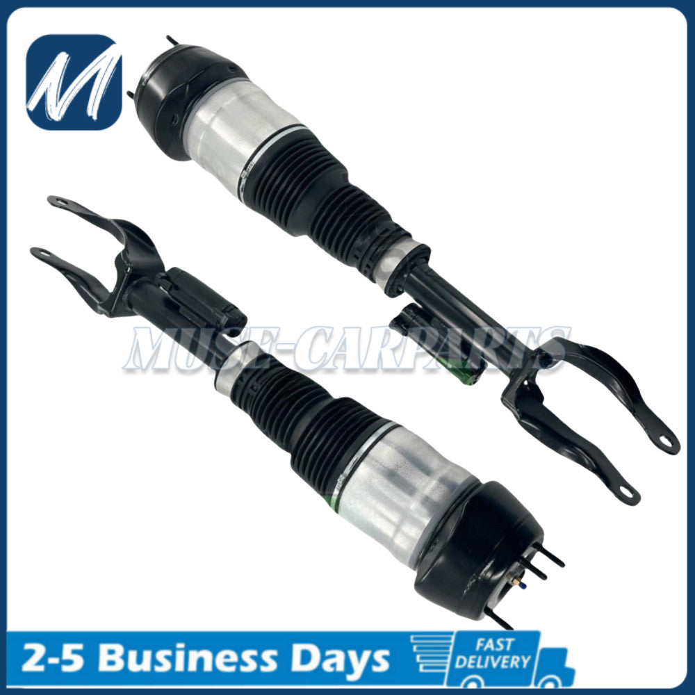 for Mercedes W211 S211 E350 06-09 4Matic 2x Front Shock Strut Assemblys w/o ADS