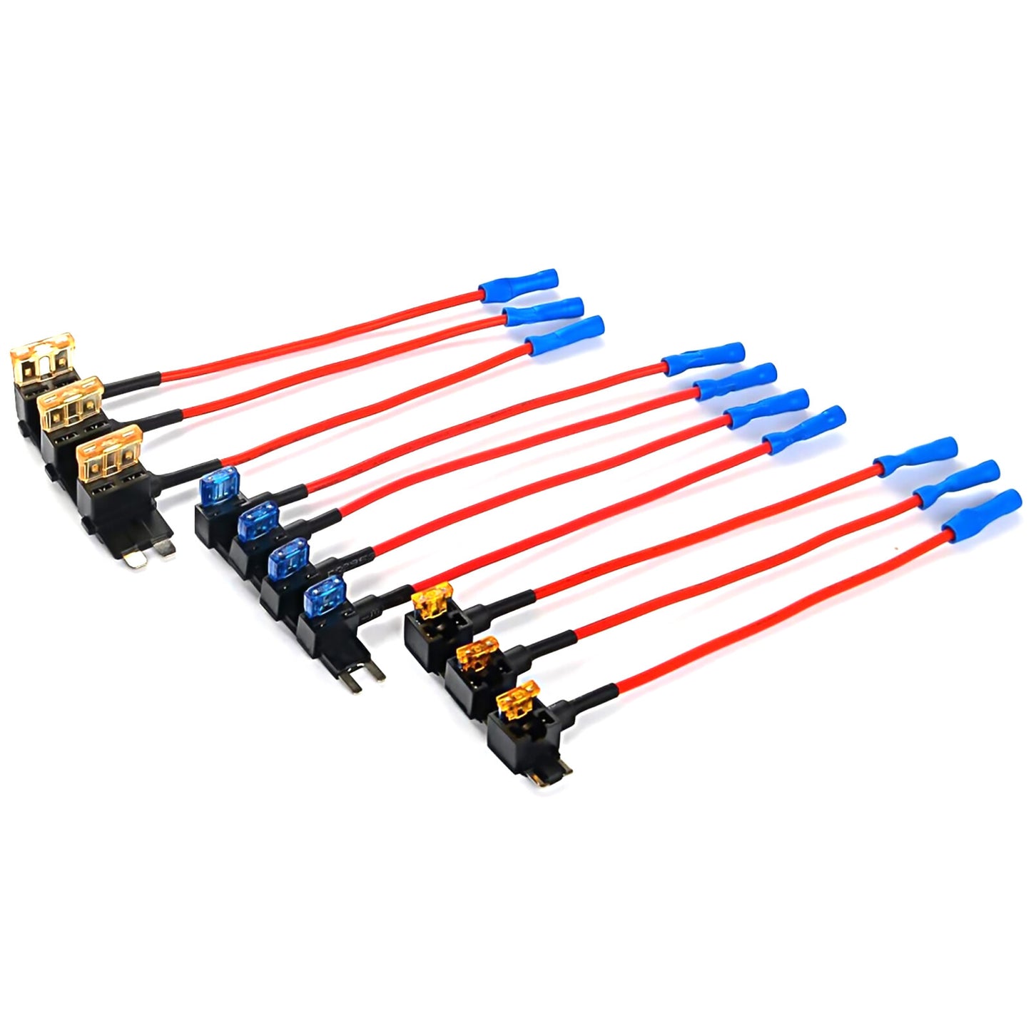 10 Pcs Low Profile for Mini Add-a-Circuit Fuse Adapter Durable Replacement Parts