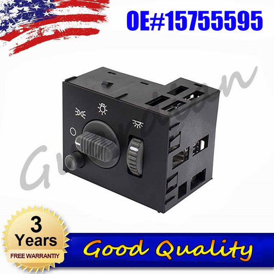 Headlight dimming switch 15755595 for GMC for Sierra 1500/2500 for Chevrolet vehicles ( for Yukon ).