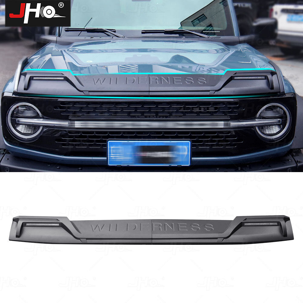 Front Bug Shield Hood Deflector for Ford Bronco Everglades/Outer Banks/