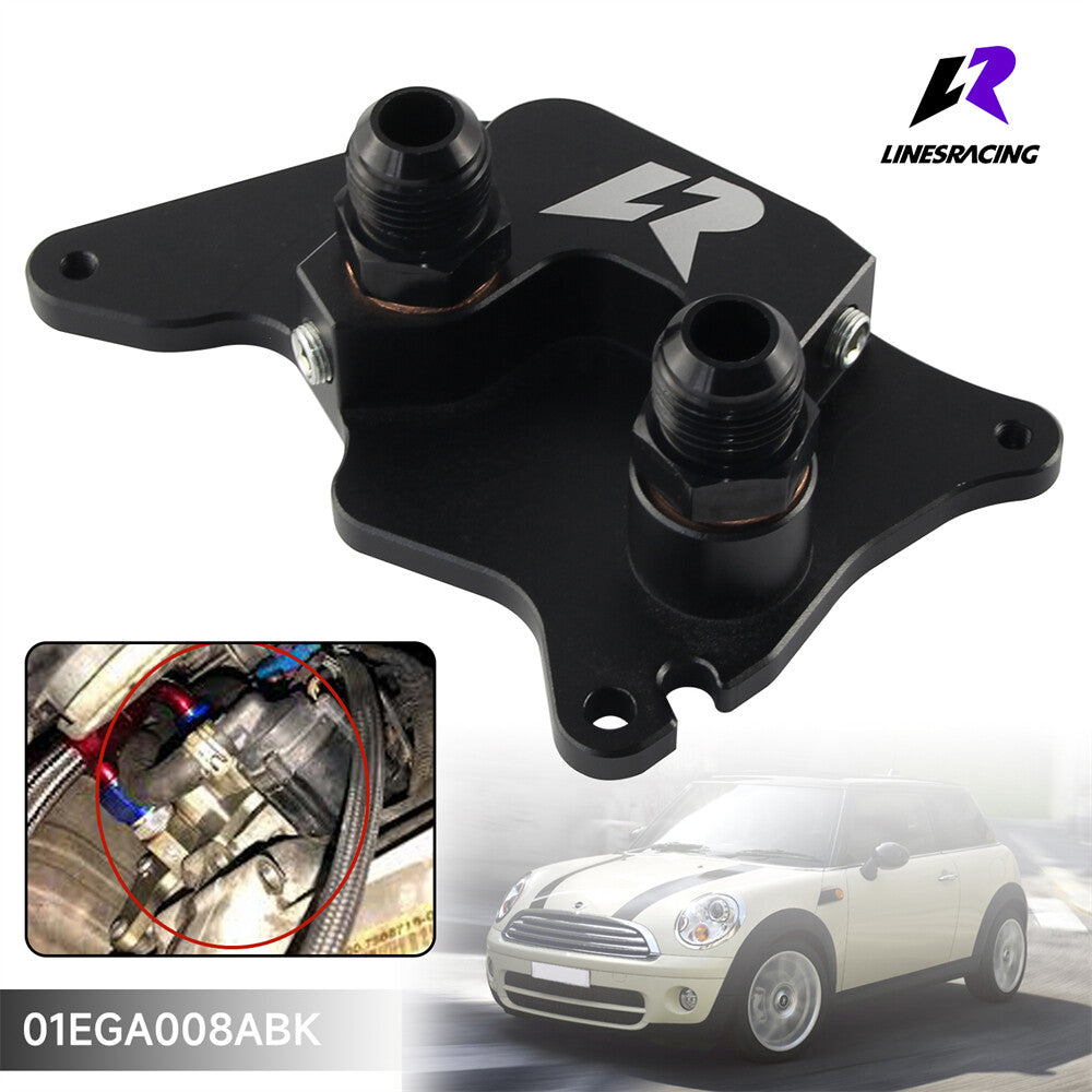 LR Oil Filter Adapter AN10 for BMW for Mini Cooper S Supercharger R56 1.6L 06-12 BK