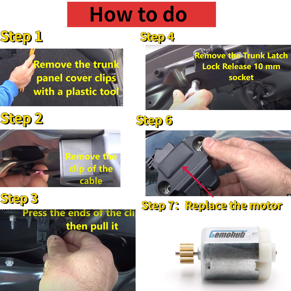Quality Power Trunk Lock Latch motor For 1995-2004 for Renault Megane MK1 Hatchback