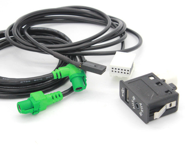 USB AUX Auxiliary Input Socket CABLE for BMW E81 E87 E90 F10 F12 E70 84109237653