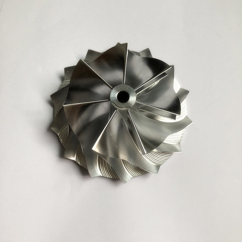 HX40 7+7 Blade 67.00/89.00 mm High-Performance Turbine Billet Compressor Wheel