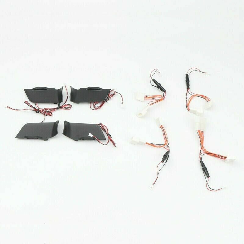 Set for Toyota RAV4 XA50 2019-2021 Blue Atmosphere Light Handle Frames PlugPlay