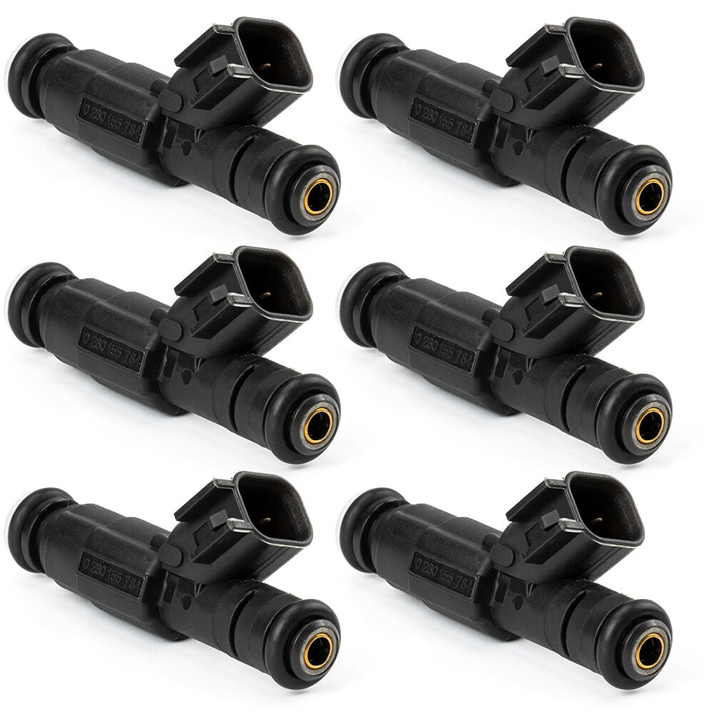 6PCS 4-Hole Fuel Injectors For 1999-2004 for Jeep Grand Cherokee for Wrangler 4.0L V6