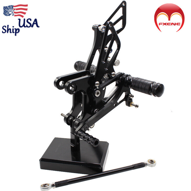 Suitable for Kawasaki ZX6R ZX636 2005-2008 American rear-mounted kit with adjustable rear feet and CNC machining center.