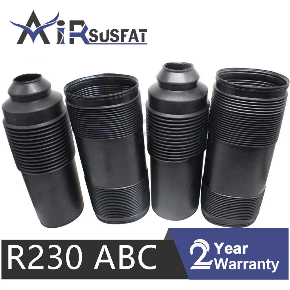 4PCS Front Rear Hydraulic Suspension ABC Shock Dust Cover for Mercedes R230