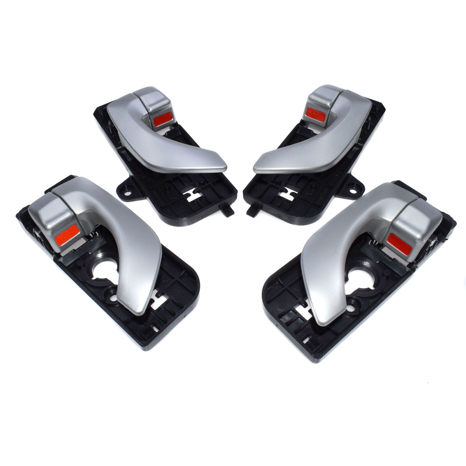 for Hyundai Sonata 2.4L 3.3L Silver Interior Inner Door Handles Set of 4 NEW