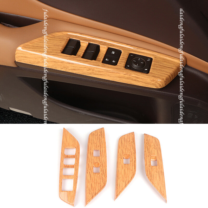 for Lexus ES350 300H 250 19-22 Wood grain Interior Car Window Switch Panel Cover
