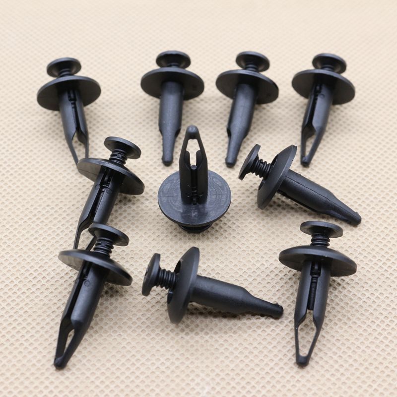 10 Rocker Panel Molded Clip-on Retaining Buckles for Ford W705848S300