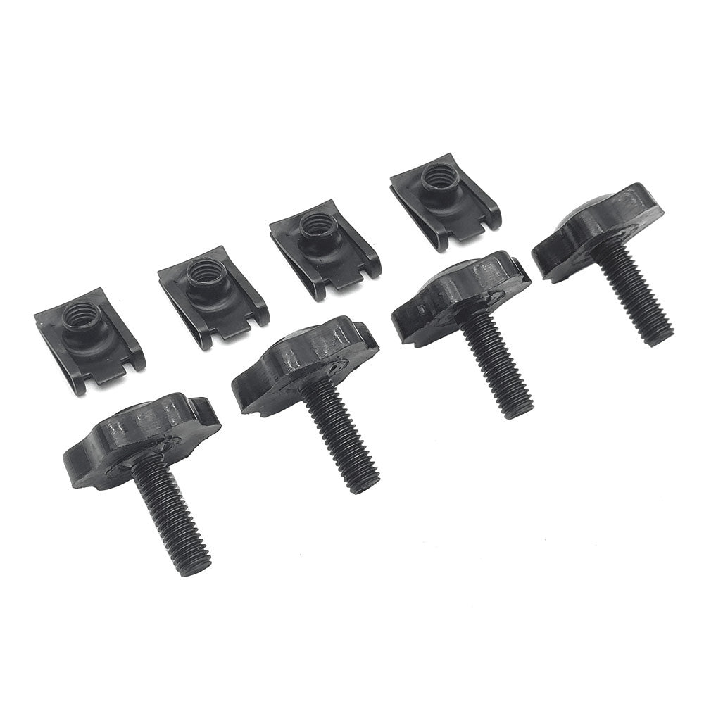 4pcs Quick Release Black Saddlebag Anti-Theft Screw for Harley Touring FLT 94-21
