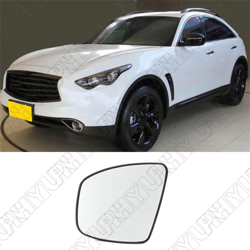 Left Side Heated Mirror Glass with Backing for Infiniti EX35 FX35 FX50 QX50 QX70