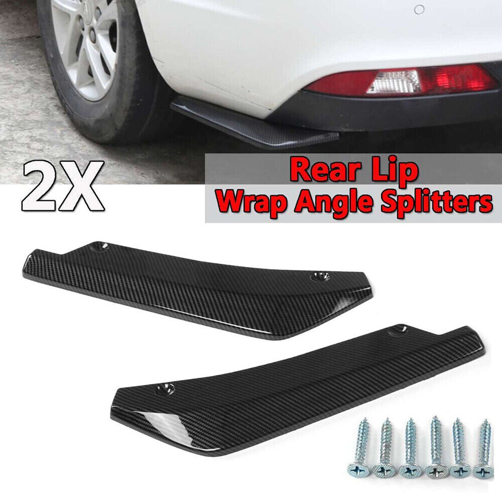 2x for Hyundai Accessories Rear Bumper Lip Diffuser Splitter Canard Protectors