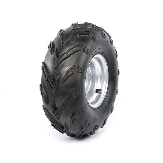 7-inch go-kart wheels, 16x8-7 tires, 4-lug rims, 110mm diameter, suitable for all-terrain vehicles, 125cc, 110cc.