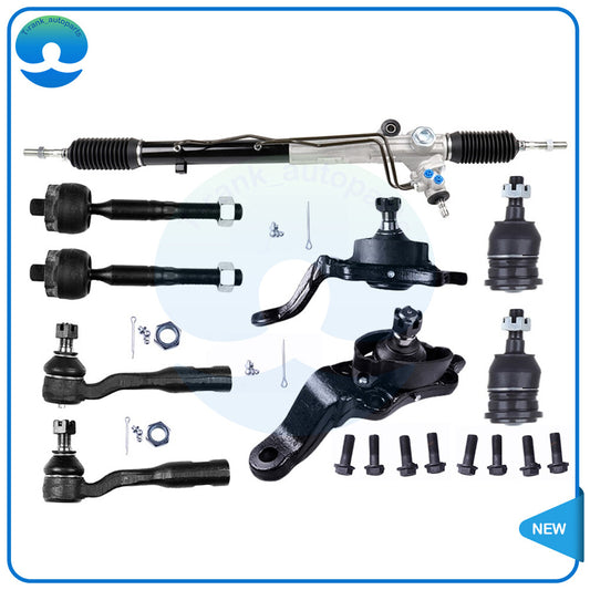9Pcs Complete Power Steering Rack  Pinion Assembly for 2004-2007 for Toyota Sequoia