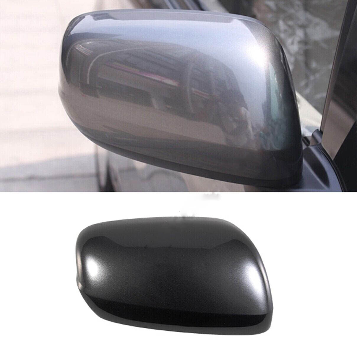 Gray Right Passenger Side Rear Mirror Cap Cover for Honda Fit/Jazz 09-13
