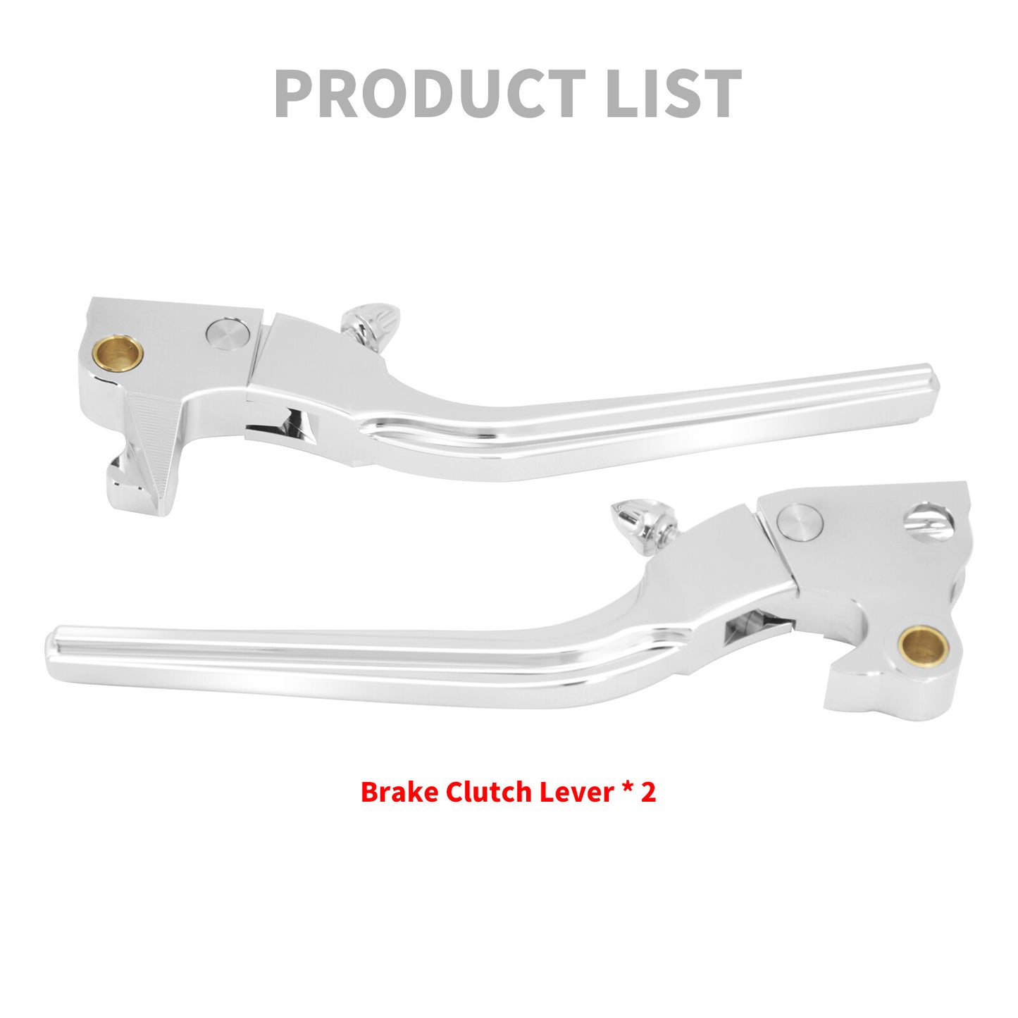 Chrome Brake Clutch Levers Fit for Harley Sportster Iron 883 1200 XL 48 72 04-13