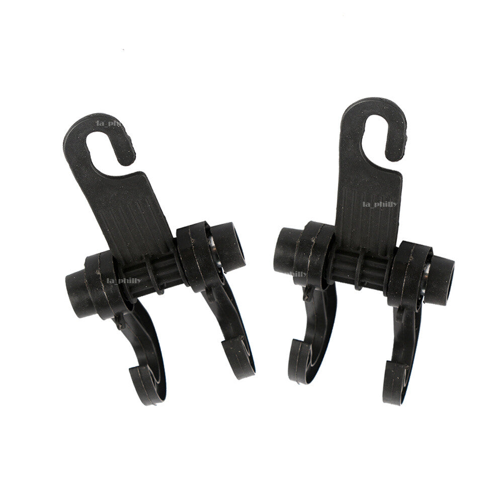 2Pcs Interior Accessories Back for Seat Headrest Hanger Holder Double Hooks Clips