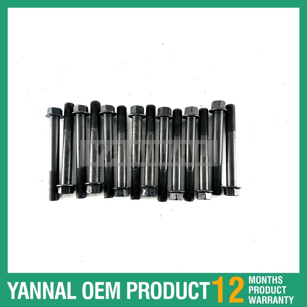 14-piece head bolt kit for Yanmar 3TNV88 diesel engine