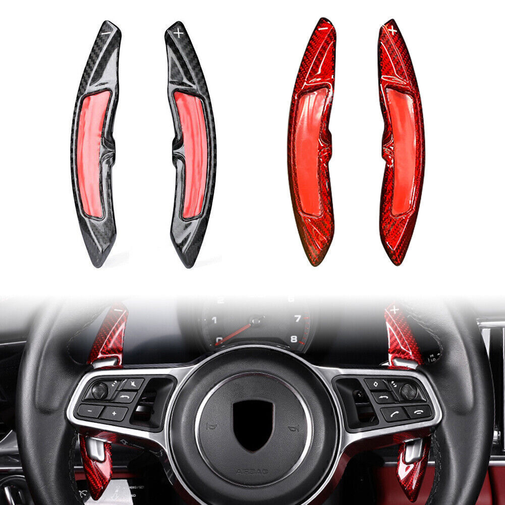 for Porsche Macan for Cayenne 718 2x Car Steering Wheel Shift Paddle Extension