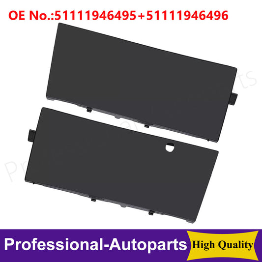 Front left + right bumper tow hook eye covers suitable for BMW E34 525i 530i 540i 535i 89-95