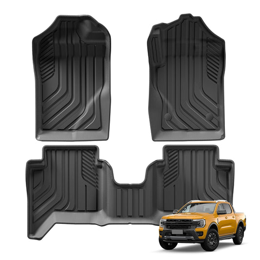 for Ford Ranger 2023 2024 3D TPE Car Floor Mat Waterproof Carpets Right Rudder
