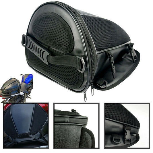 1P Waterproof Motorcycle Bike Rear Trunk Rear Back for Seat Carry Tail Bag Saddlebag