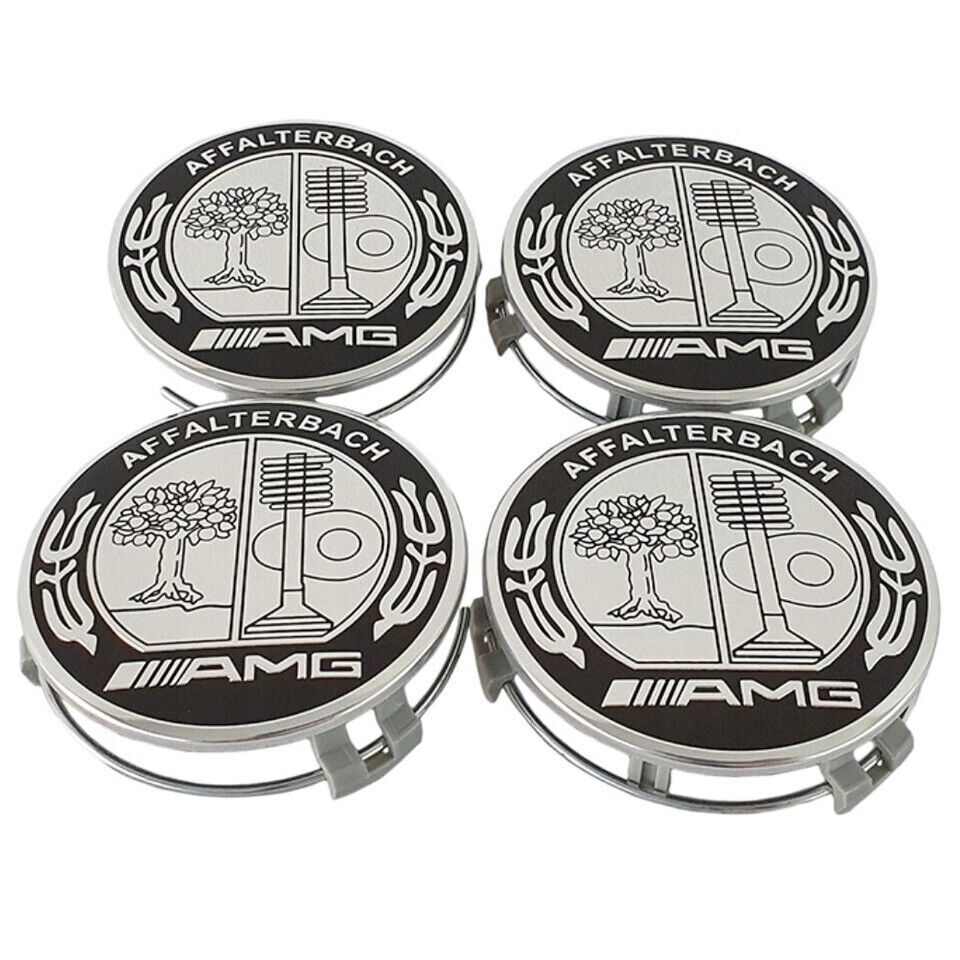 4-piece Affalterbach alloy wheel center hubcaps 75mm ABCES ML G grade