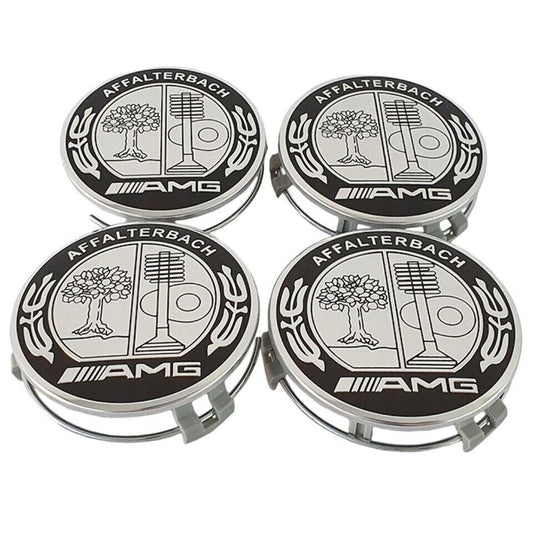 4-piece Affalterbach alloy wheel center hubcaps 75mm ABCES ML G grade