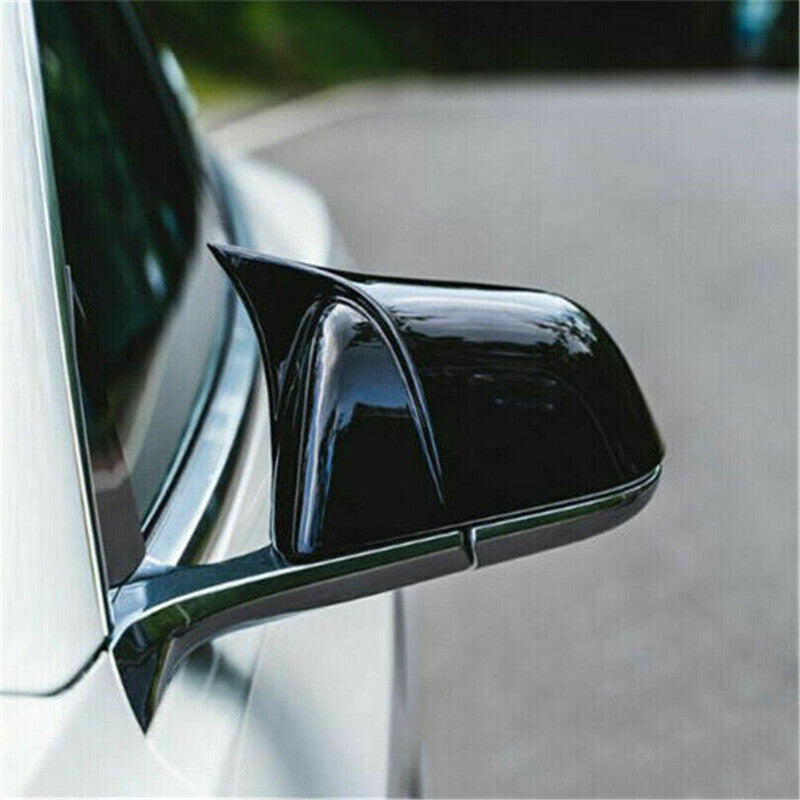 Smooth Black Wing Side Mirror Cover Assembly for Tesla for Model Y 2021-2023