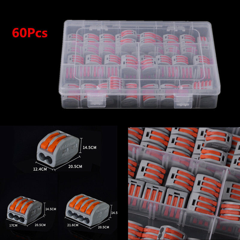 Car Wire Clamp Cable Connectors Spring Splicing Wiring Connector Terminal Block