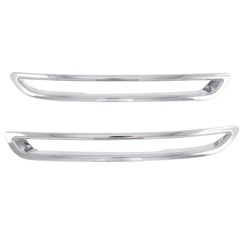 for Mazda CX-30 2020-24 ABS Chrome Rear Bumper Fog Light Eyelid Molding Trim 2X