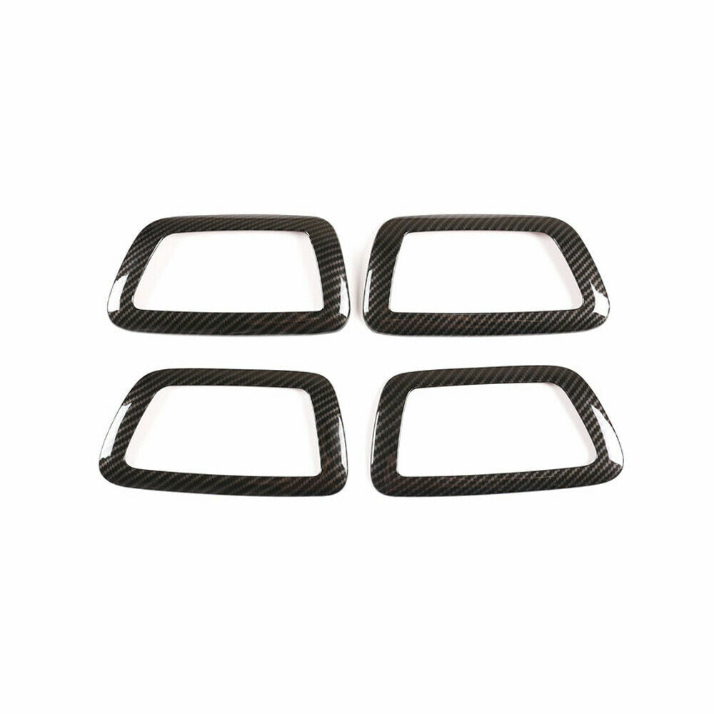 for Toyota Tacoma 2016-2020 ABS Carbon Fiber Interior Door Handle Bowl Cover Kit