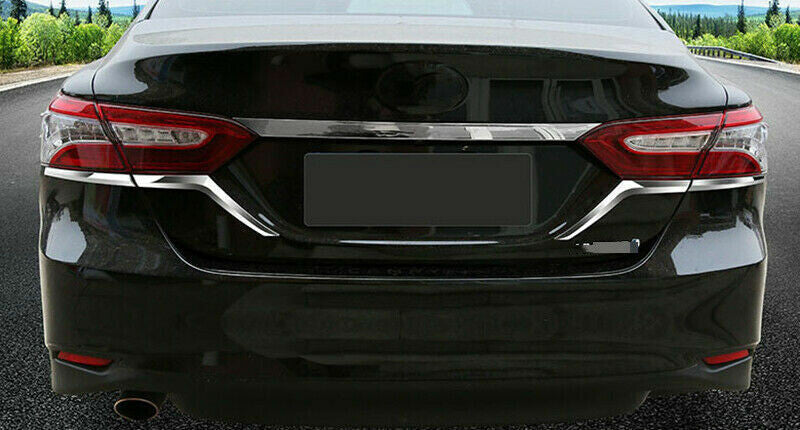 for Toyota for Camry 2018-2023 Chrome Rear Lamp Tail Light Lower Eyelid Strips Trim