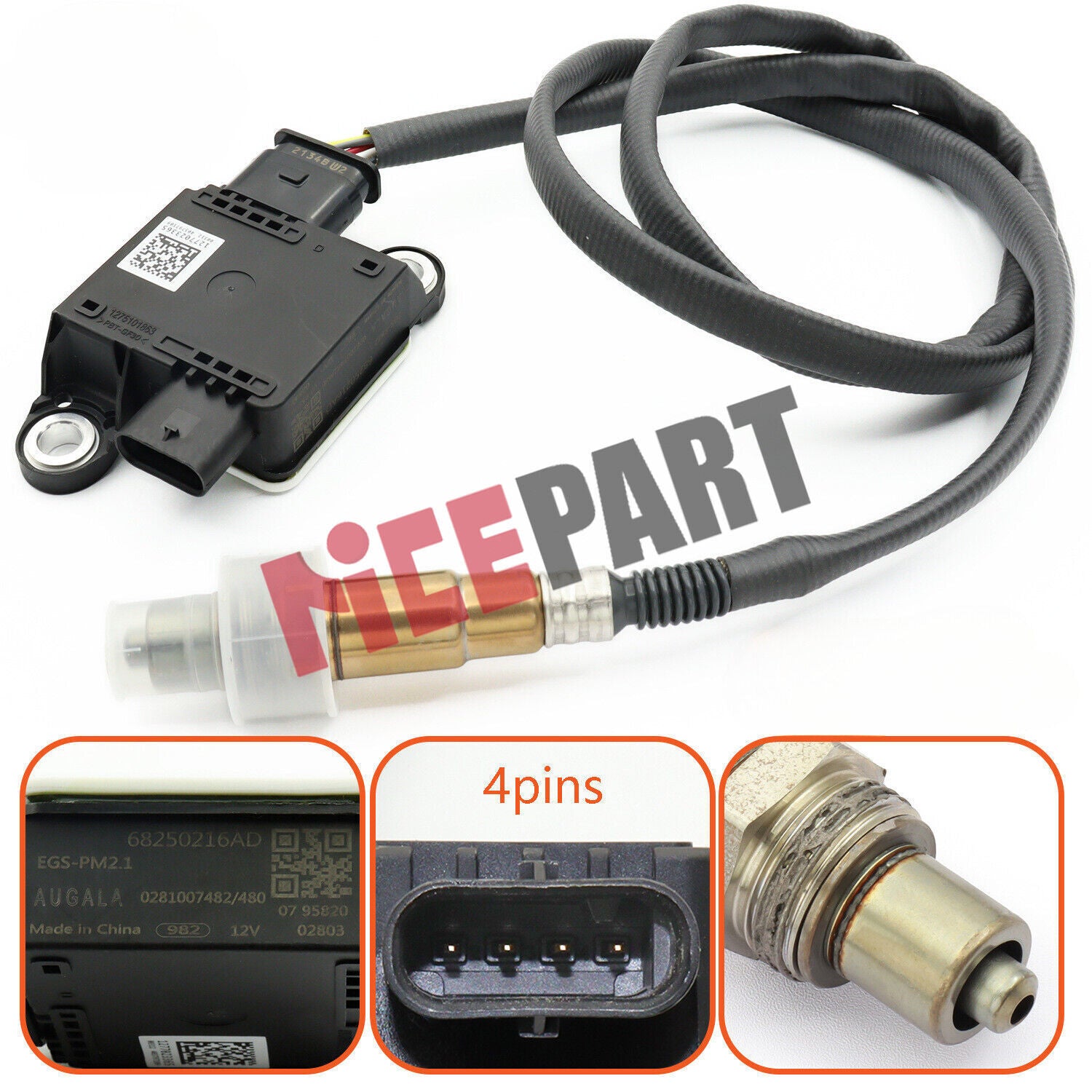PM Particulate Sensor 68171189AA compatible for DODGE for RAM 1500 14-19 0281007482/480