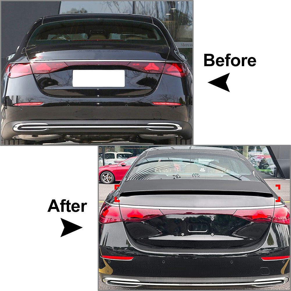 Rear Trunk Spoiler Wing Lip for Mercedes-Benz E Class W214 2024+