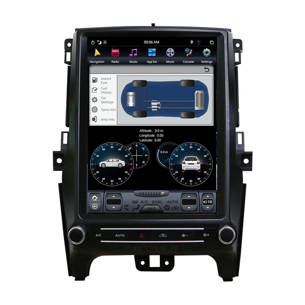 12.1 for Ford Everest Ranger Android 11 Car for Tesla Style Radio GPS Navigation