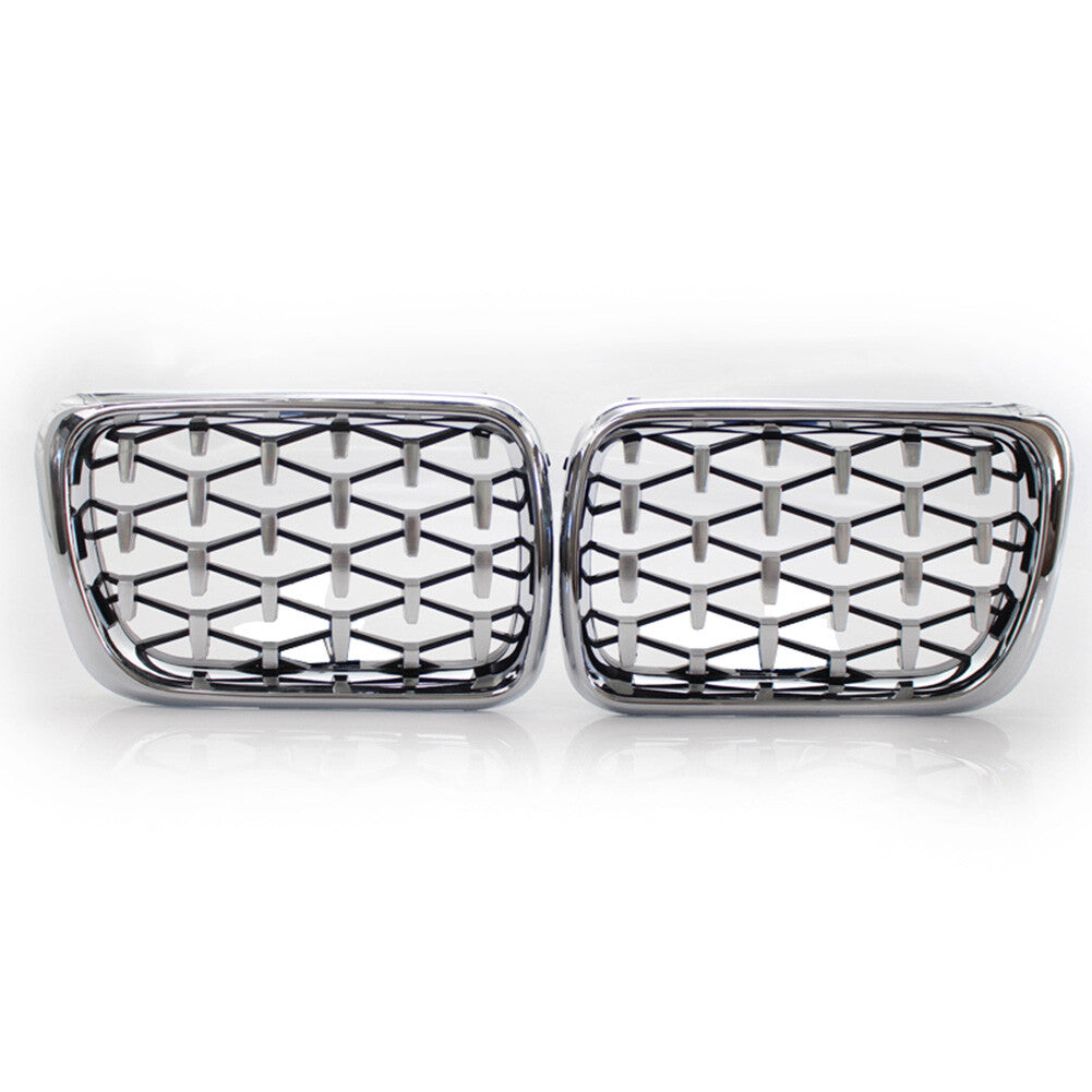 for BMW 3 Series E36 1997-99 Car Front Grille Diamond Meteor Style Chrome Grill