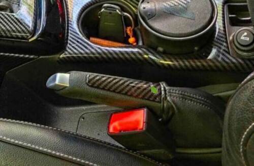 for Ford Focus ST RS 2012-18 ABS Carbon Fiber Shifter Hand Brake Cover Trim 1X