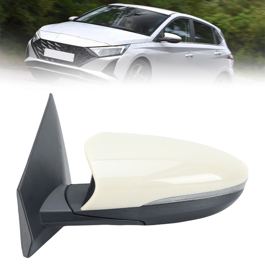 for Hyundai I20 MK3 BC BI 2020-2024 Wing Mirror Rear View Mirror Left White 5 Wire