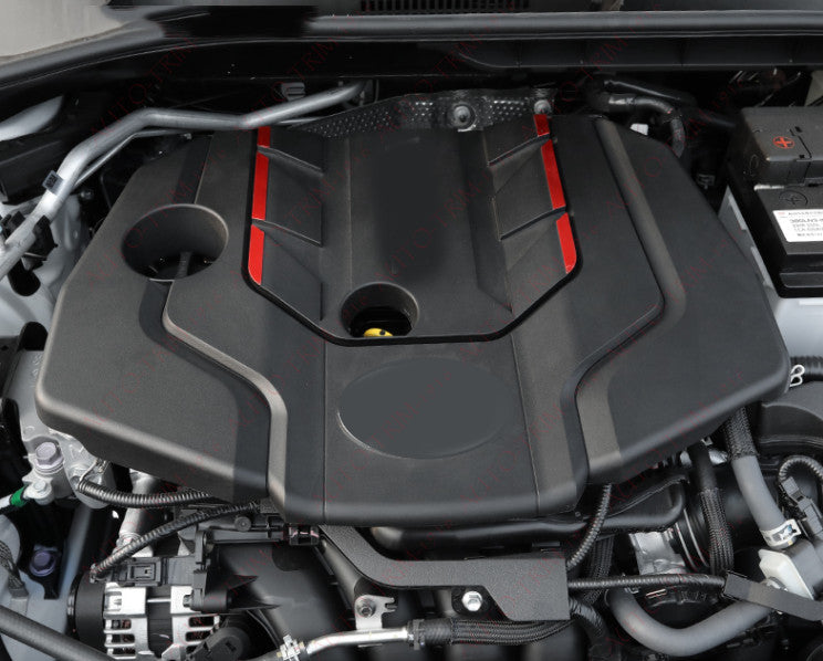 Black Engine Dust-Proof Protect Cover Trim for Toyota for Corolla Cross 2022-2023