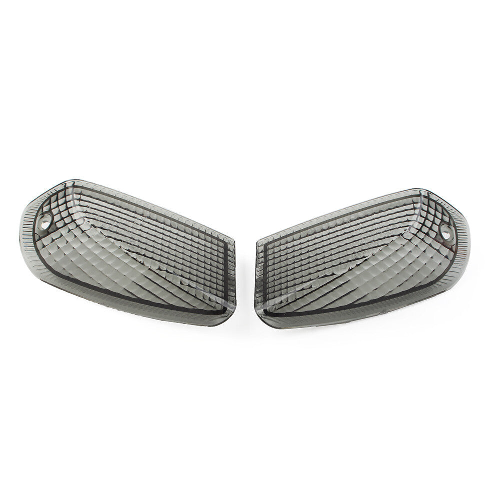 2x Rear Turn Signal Indicator Light Lens for KAWASAKI ZZR400 600 1990-1992 Smoke