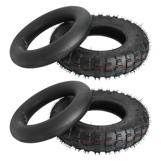 2-Piece Off-Road 3.50-8 Tire Tubing for Honda Z50 Trail Pit Bikes/Electric Scooters for Lawns and Gardens
