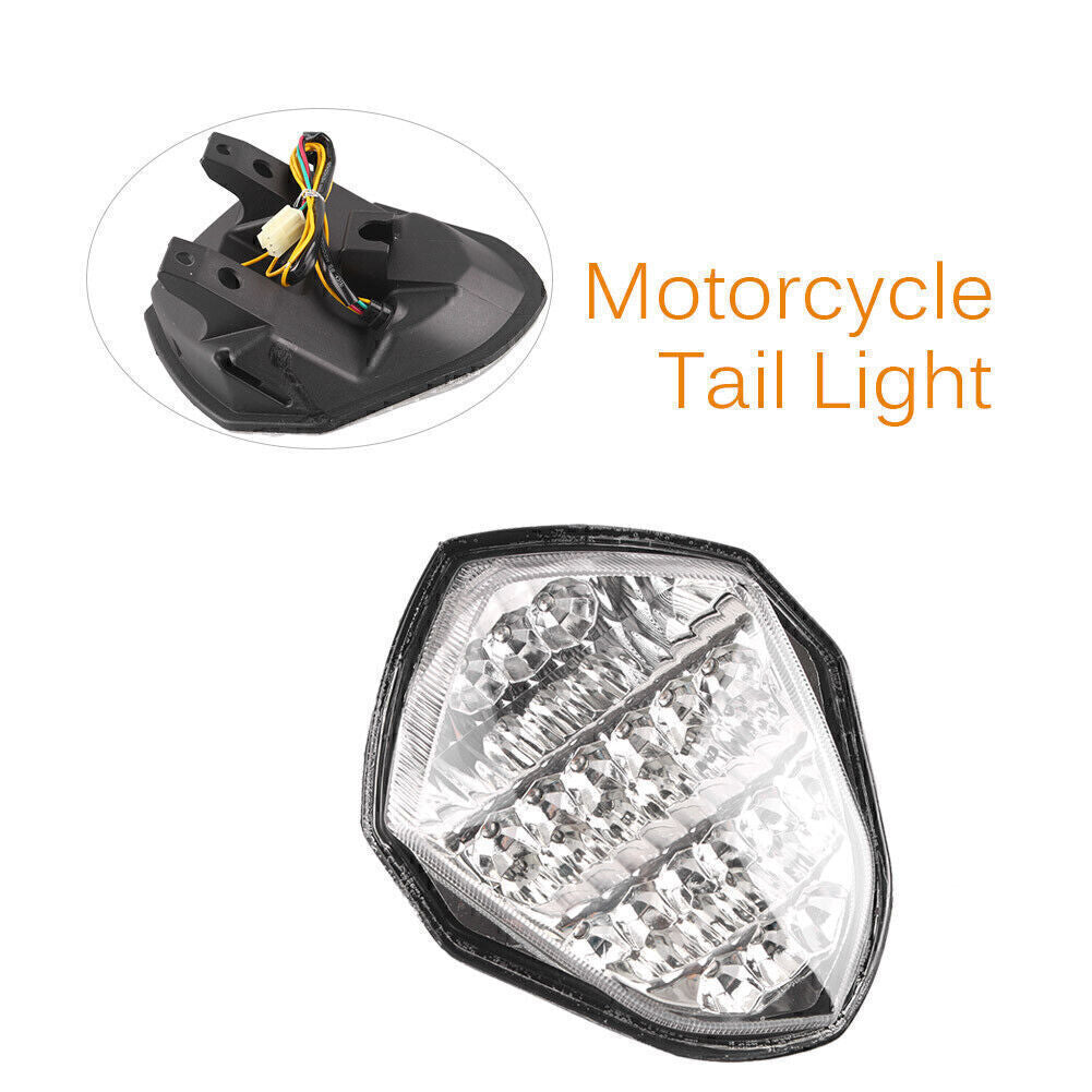 Clear LED Turn Signals Rear Brake Tail Light Fit for Suzuki GSXR 1000 2003 2004