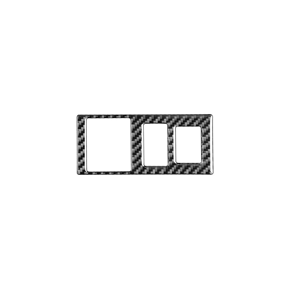 Carbon Fiber Headlight Adjustment Button Cover Trim for Toyota Tundra 2014-2018