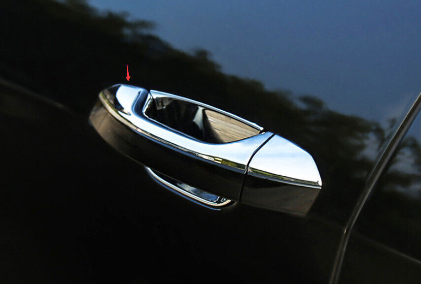 for Audi A6 2019-2024 ABS Chrome Exterior Outside Door Handle Molding Cover Trim