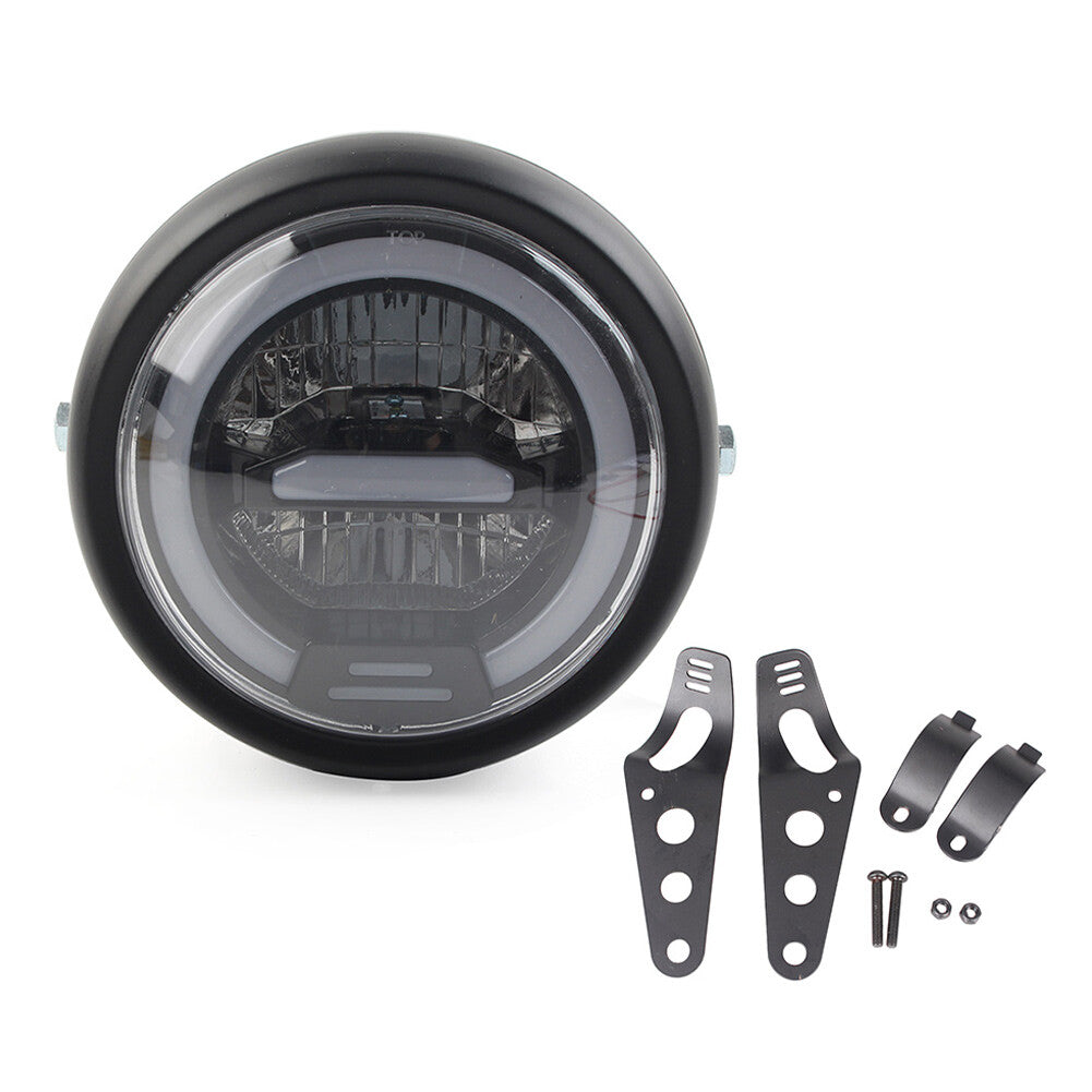 5,75 LED Scheinwerfer Hi/Lo DRL Mit Halterung Fur Coleman ct200u-ex bt200x Wei?