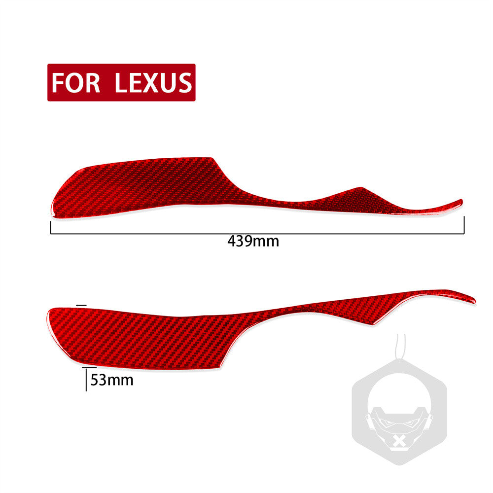 Headlight Eyebrow Trim for Lexus IS300 IS200 RS200 ALTezza 98-05Red Carbon Fiber